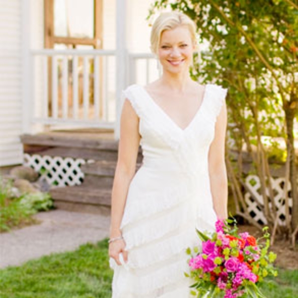 Amy Smart from Celeb Wedding Dresses E! News